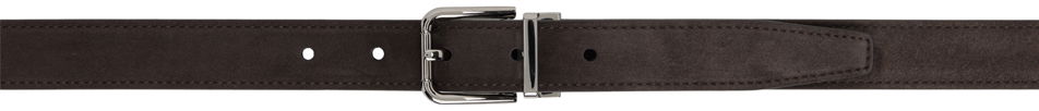 Opasok Dolce & Gabbana No Logo Cintura Belt Hnedá | BC4337AT444, 0