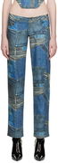 Miaou Atlas Patchwork Printed Trousers