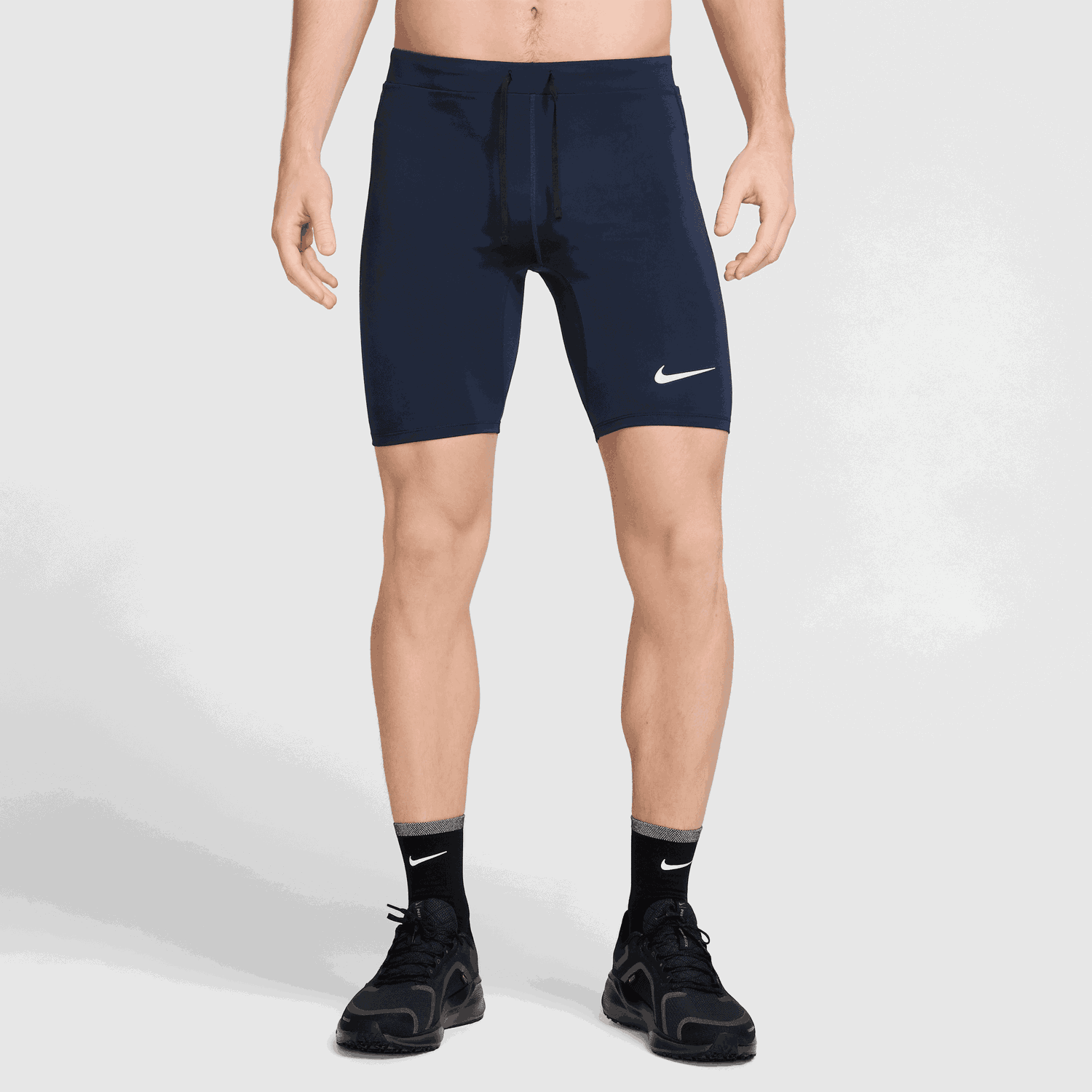 Šortky Nike Fast Dri-FIT Half-Length Running Tights with Liner Navy | FN3371-451, 1
