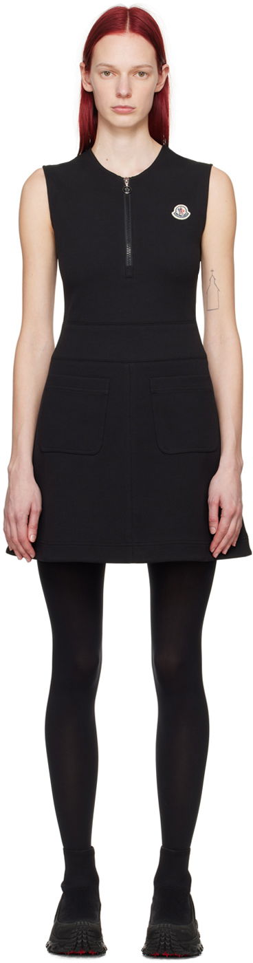 Šaty Moncler Half-Zip Minidress Čierna | J10938I0000989A8N, 0