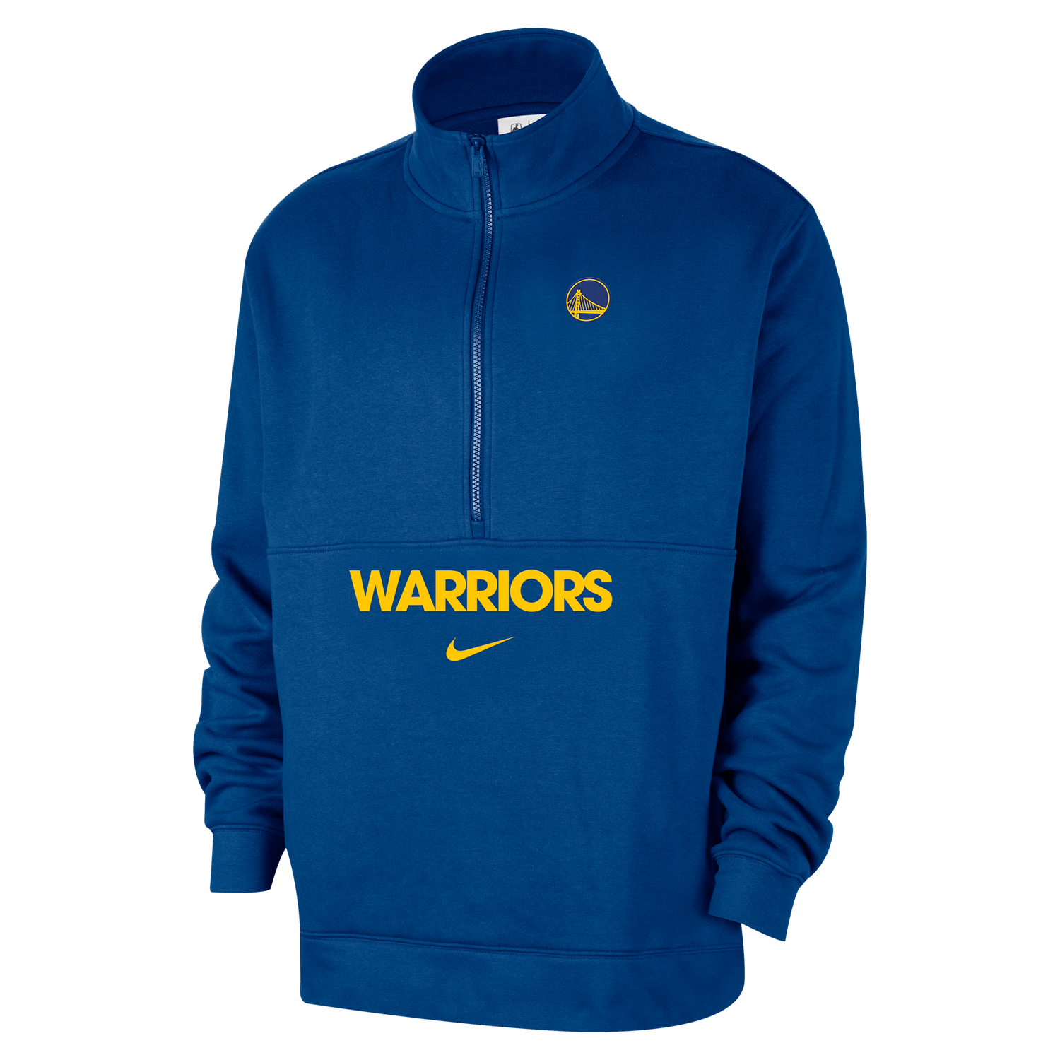 Mikina Nike NBA Golden State Warriors Club Courtside Half-Zip Sweatshirt Modrá | FZ7715-495, 1