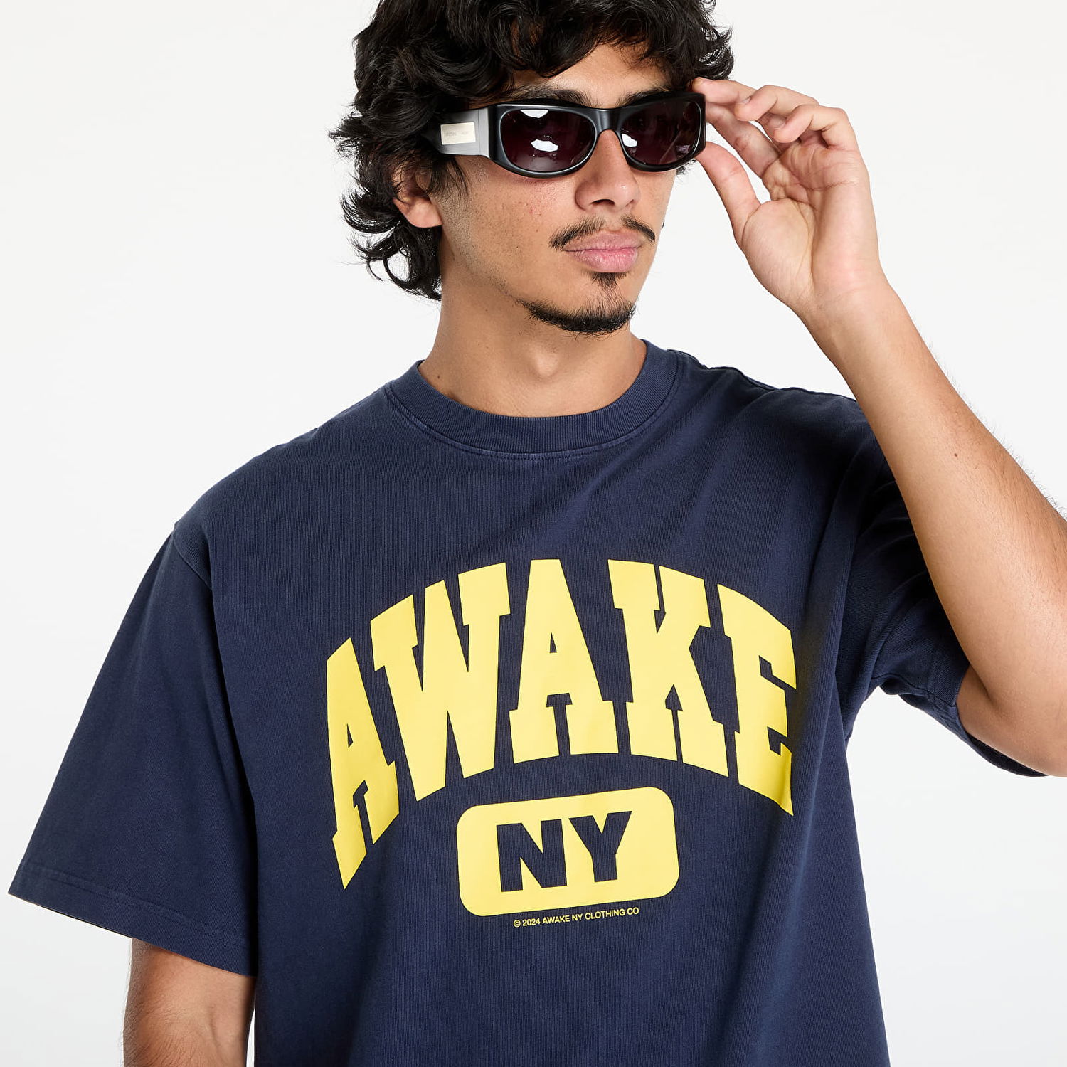 Tričko Awake NY Varsity Tee Navy S Navy | AWK-FW24-TS308-BLK, 1