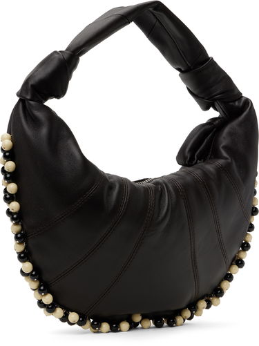 Kabelka LEMAIRE Lemaire Beaded Mini Fortune Croissant Bag Čierna | BG0152 LL095, 2