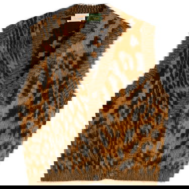 Vesta Aries Brushed Leopard Print Vest Hnedá | AR40041-BRN, 1