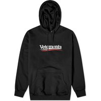 Mikina VETEMENTS Campaign Logo Hoodie Čierna | UE64HD440B, 1