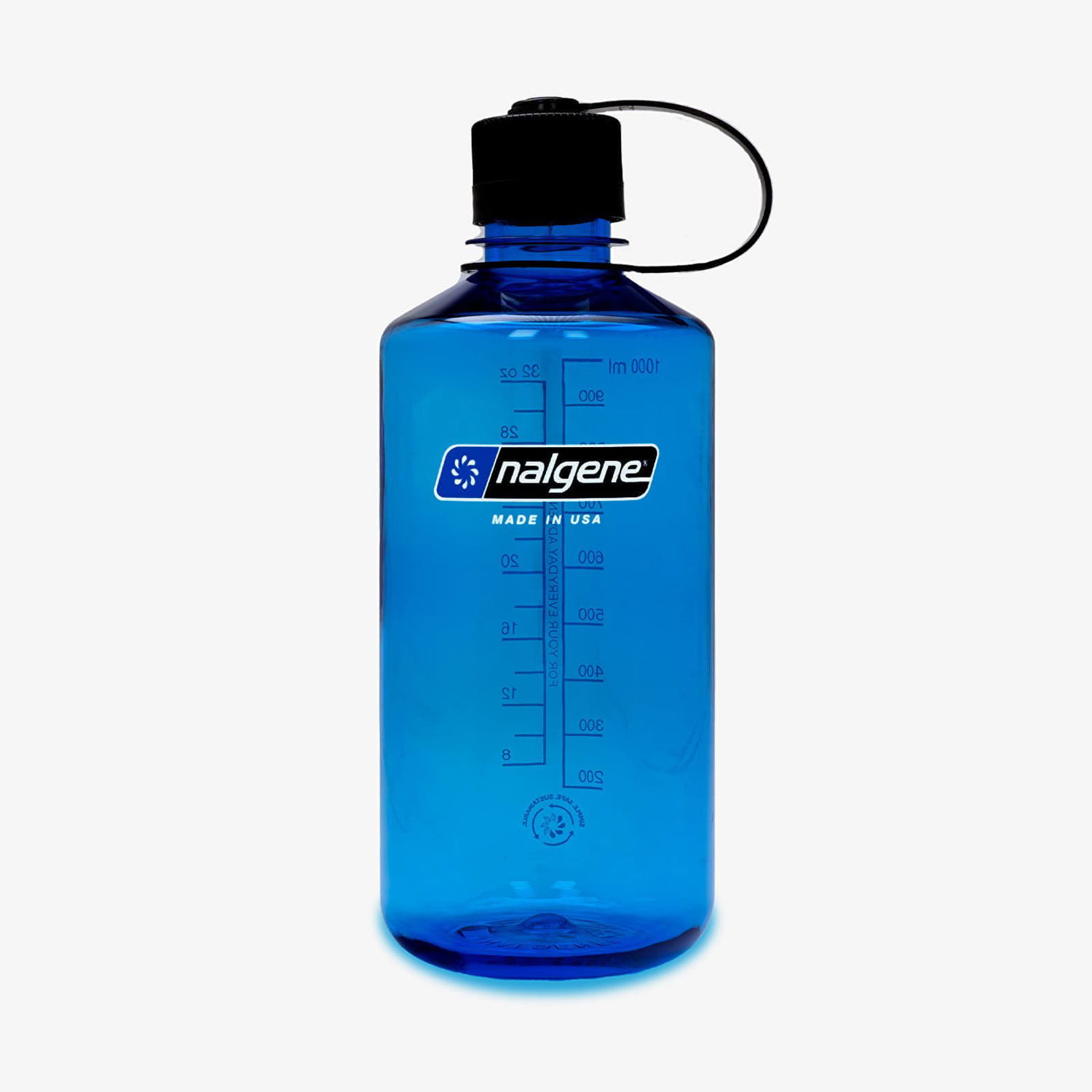 Fľaše Nalgene 1000ml Narrow Mouth Sustain Universal Modrá | 2021-0532, 0
