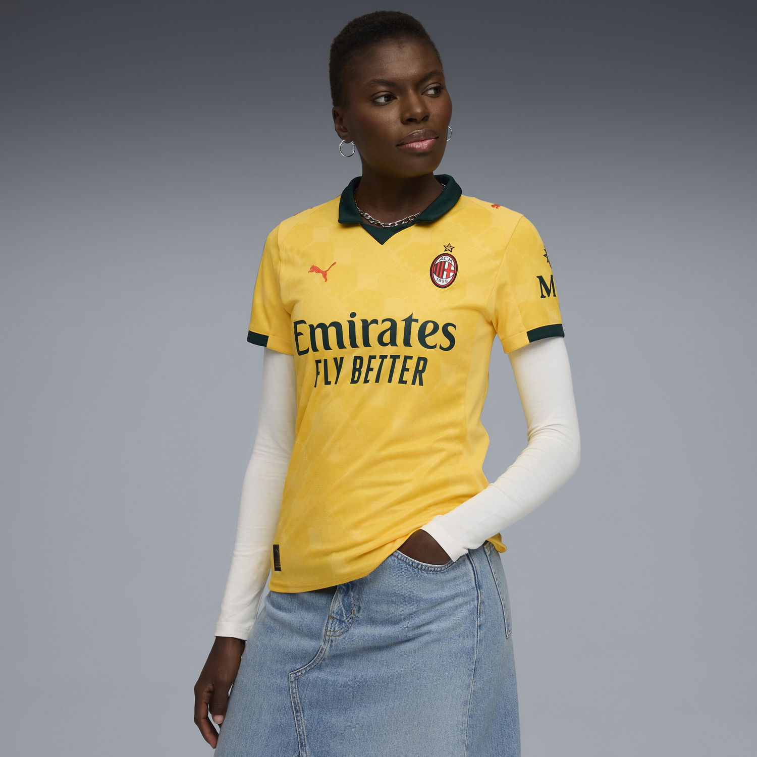 Dres Puma AC Milan 25/26 Third Replica Jersey Žltá | 779980_03, 1