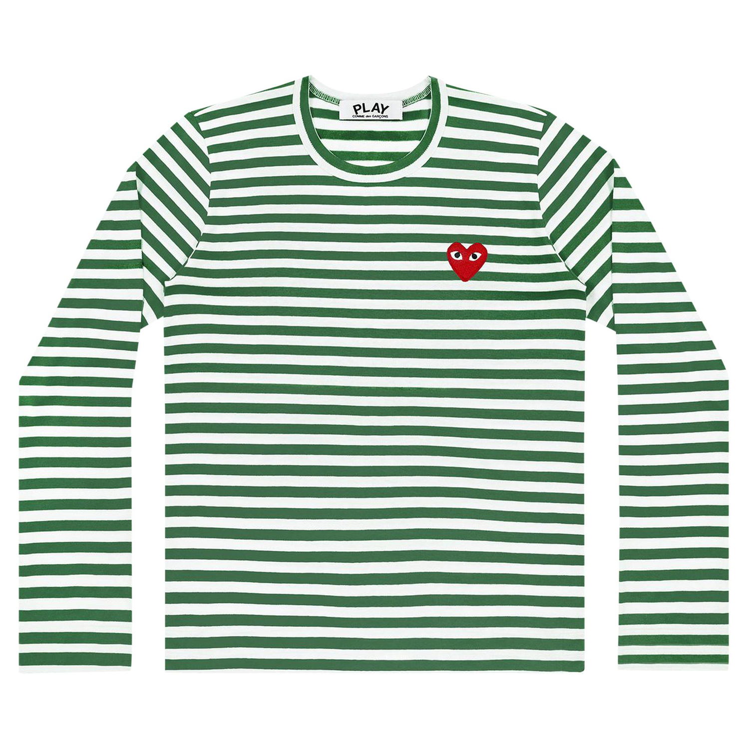 Tričko Comme des Garçons PLAY Striped T-Shirt Zelené | az t164 051 3, 1