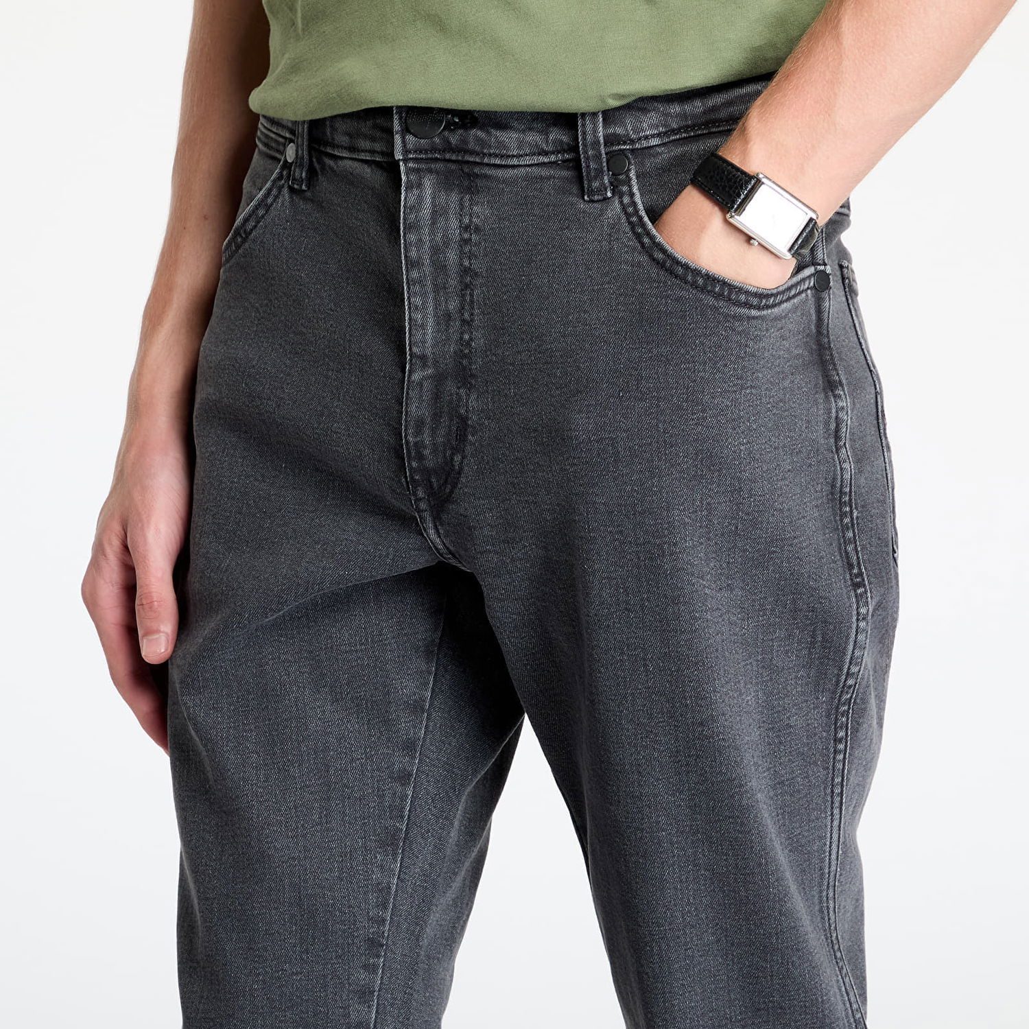 Nohavice Wrangler Pants River Coal Mine Šedá | 112356783, 1