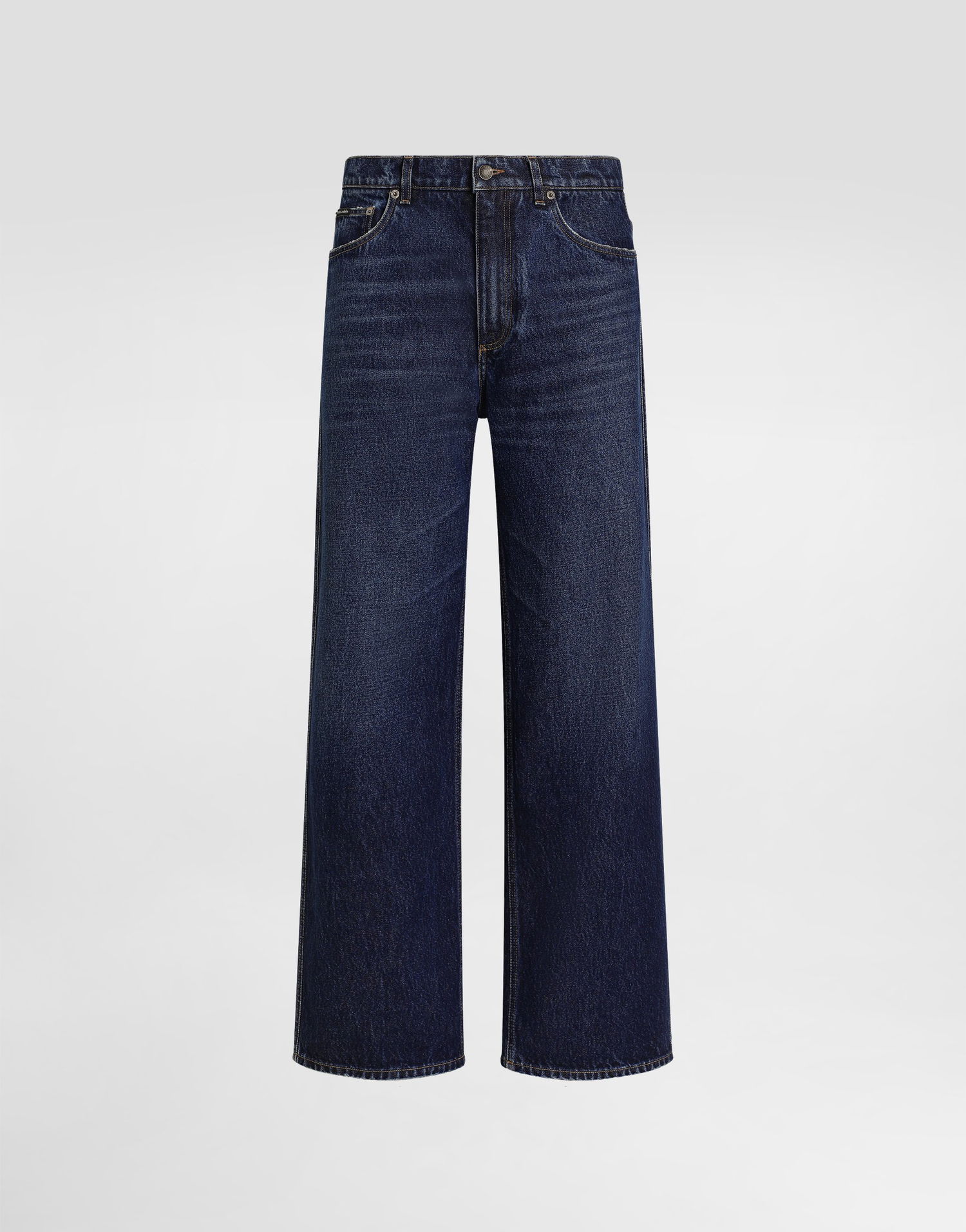 Džínsy Dolce & Gabbana Dolce & Gabbana Wide Leg Jeans Modrá | GP15NDG8OA1S9001, 0