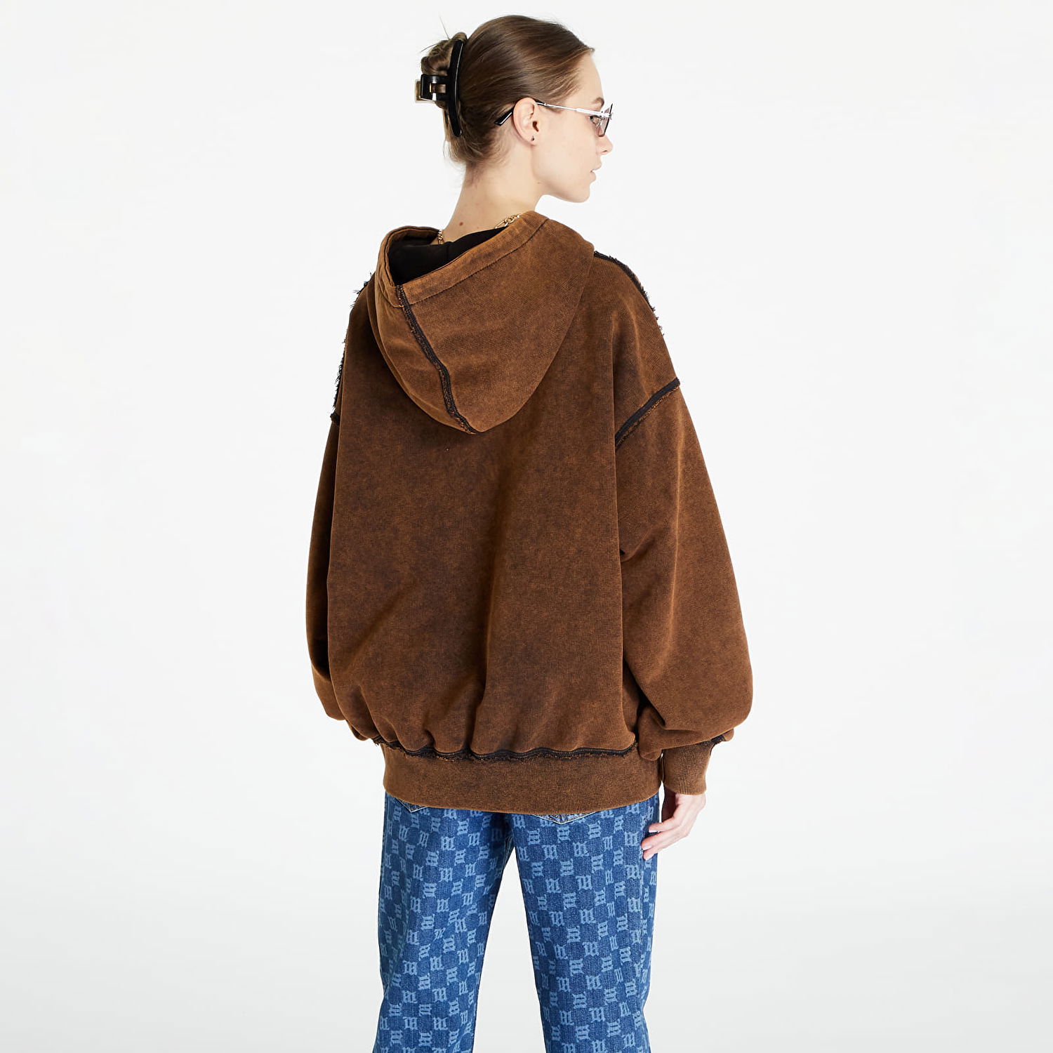 Mikina MISBHV The Beach Hoodie Hnedá | 240M205, 1