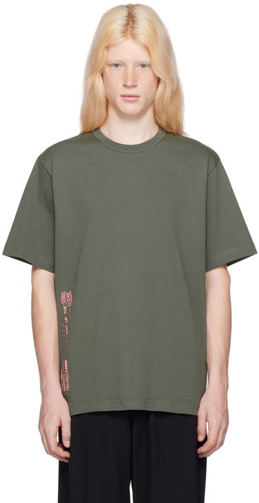 Tričko Helmut Lang Space Graphic T-Shirt Zelené | N09HM521, 0