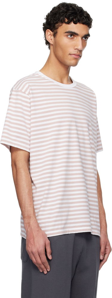 Tričko NANAMICA nanamica Stripe Jersey T-Shirt Ružová | S25SH120U, 1