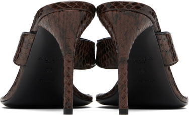 Tenisky a topánky Alaïa ALAÏA Thong Elaphe Leather Mule Sandals Hnedá | AA3S133CK326, 1
