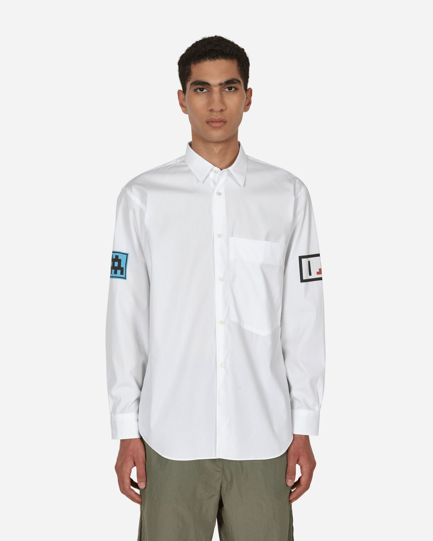 Košeľa Comme des Garçons Invader Cotton Shirt Biela | FJ-B029-W22 1, 0