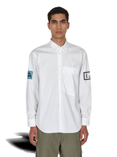 Košeľa Comme des Garçons Invader Cotton Shirt Biela | FJ-B029-W22 1