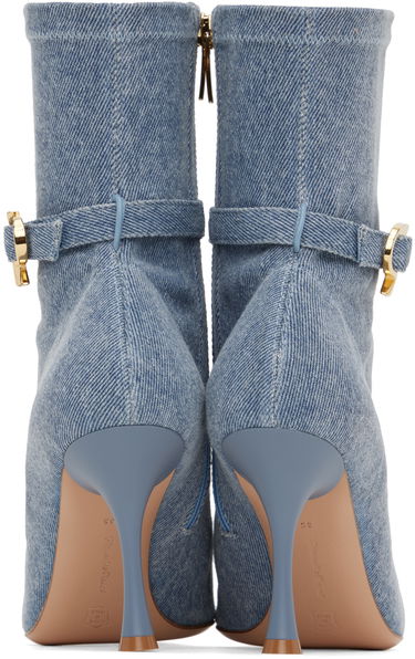 Kabáty Gianvito Rossi Gianvito Rossi Ascent Denim Ankle Boots Modrá | G73159.85LAC.DST, 1