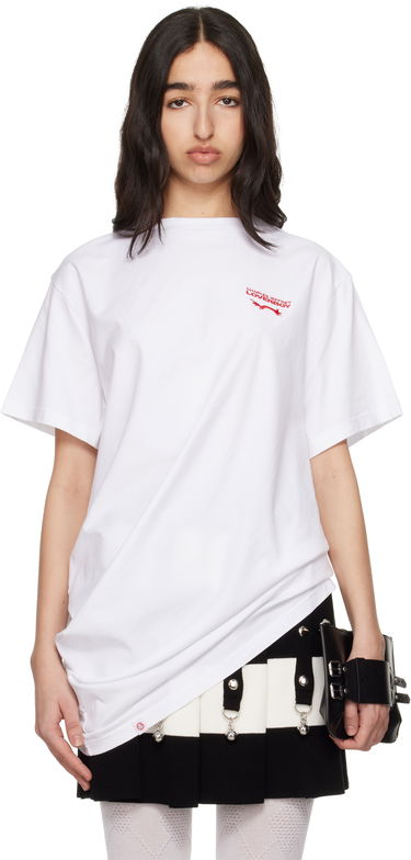 Tričko Charles Jeffrey Loverboy Charles Jeffrey Loverboy Topsy Turvy T-Shirt Biela | 54101302, 0