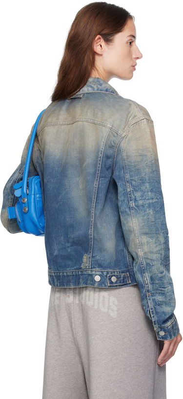 Bunda Acne Studios Acne Studios Distressed Denim Jacket Modrá | C90196-, 2
