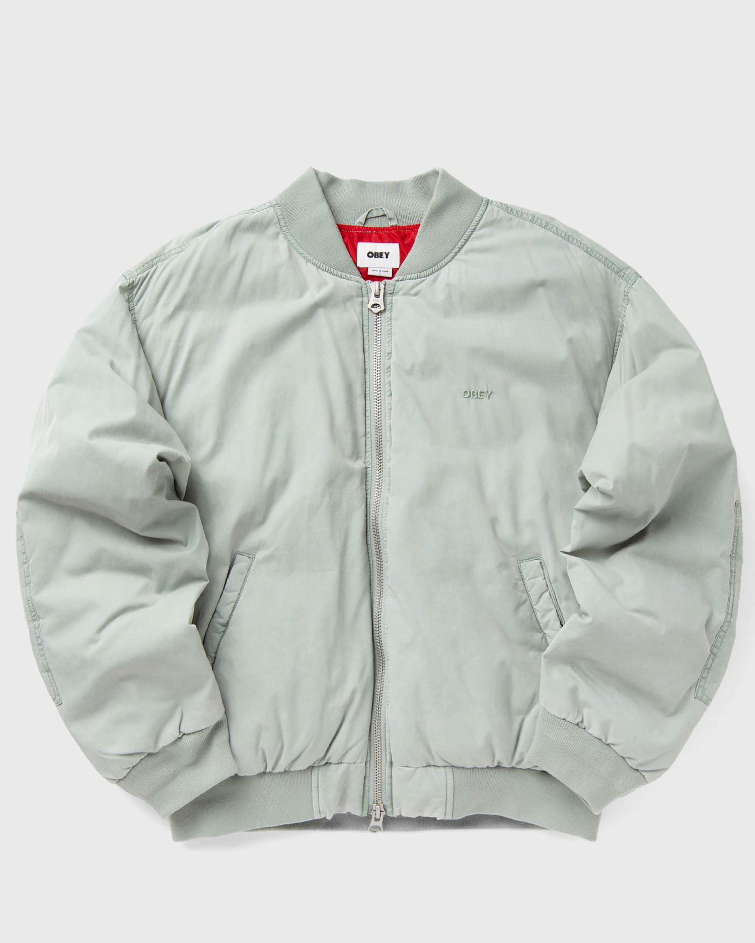 Bomber bunda OBEY Flight Bomber Jacket Šedá | 121800582-LLP, 0