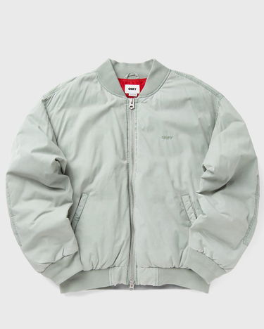 Bomber bunda OBEY Flight Bomber Jacket Šedá | 121800582-LLP, 0