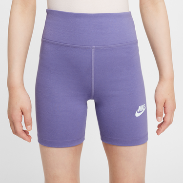 Šortky Nike Sportswear Classic High-Waisted Bike Shorts Fialová | FZ5581-527, 4