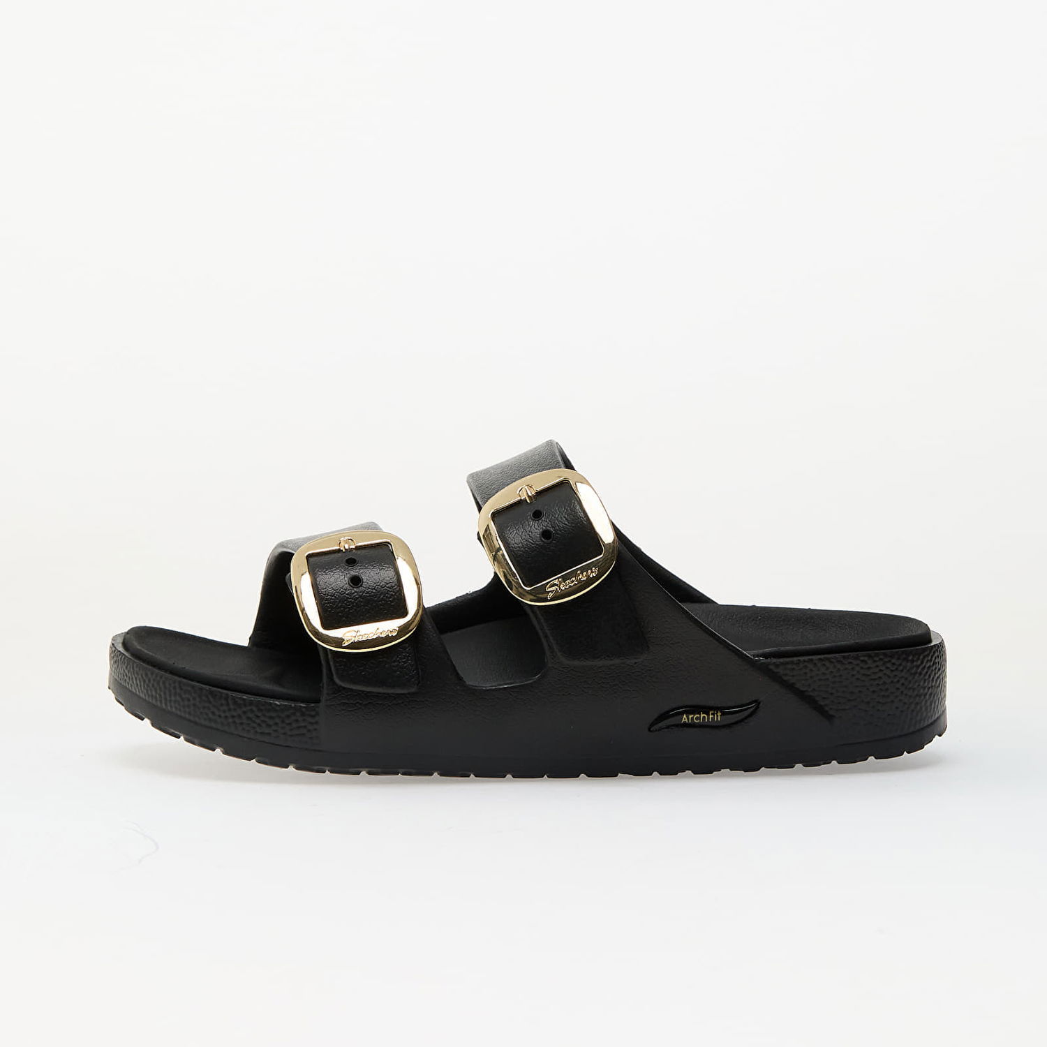 Tenisky a topánky Skechers Arch Fit Cal Breeze-Gold Star Slides Čierna | 111592 BLK, 0