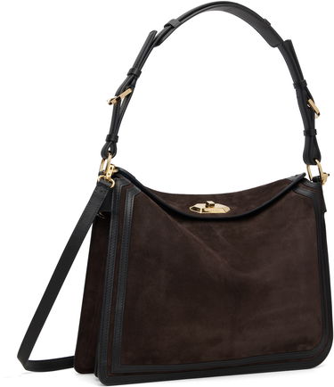 Taška cez rameno LANVIN Compagnon Asymmetrical Bag Hnedá | LW-BGLRMM-NUCA-H25, 1