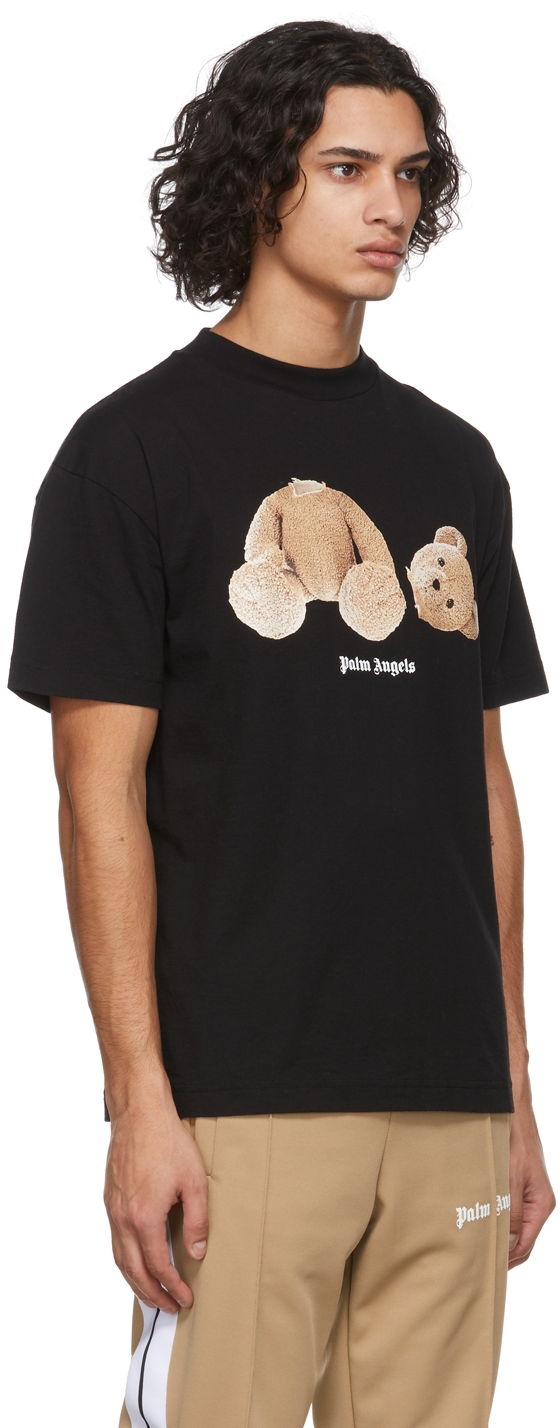 Tričko Palm Angels Bear Classic Tee Čierna | PMAA001C99JER0011060, 1