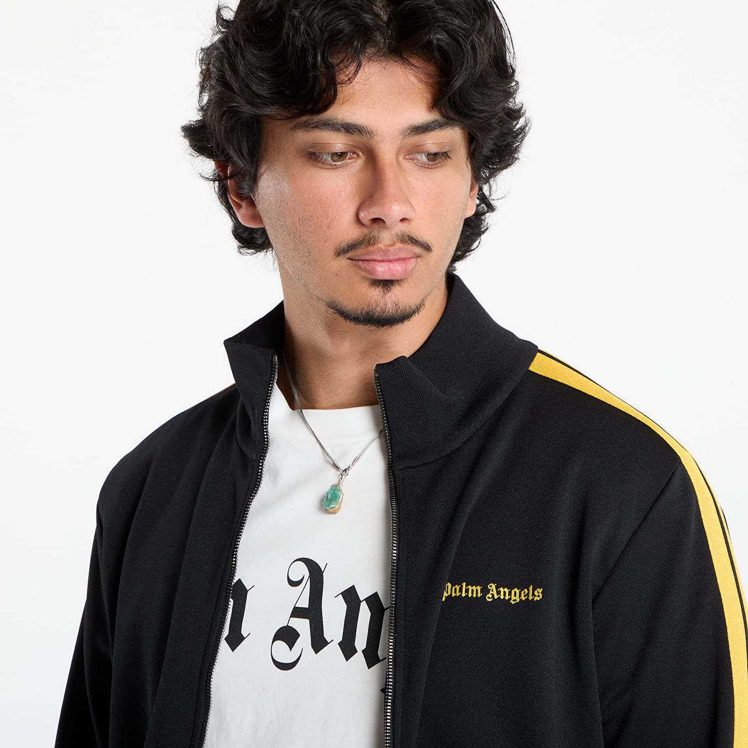 Bunda Palm Angels Palm Angels Classic Logo Color Track Jacket Čierna | PMBD058F25FAB0011018, 1