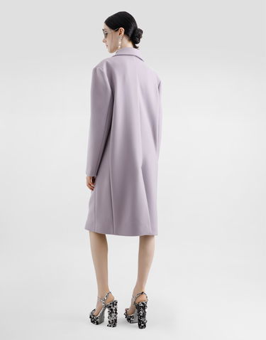 Kabáty Dolce & Gabbana Dolce & Gabbana Single-breasted Cashmere Coat Fialová | F0W2NTFU292F0125, 2
