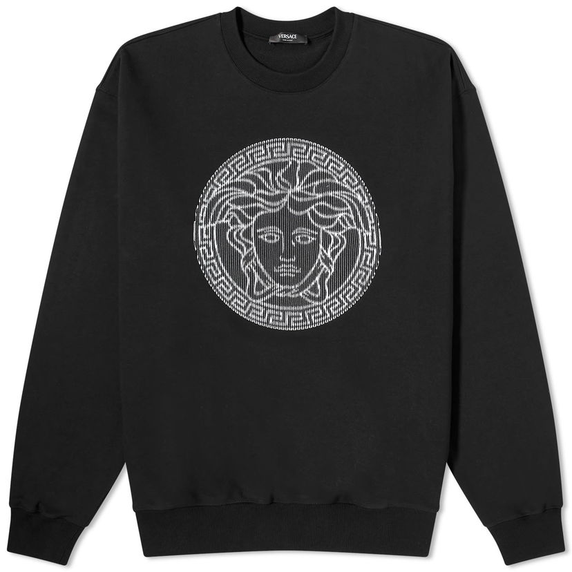 Mikina Versace Embroidered Medusa Sweatshirt Čierna | 1013969-1A10754-1B000