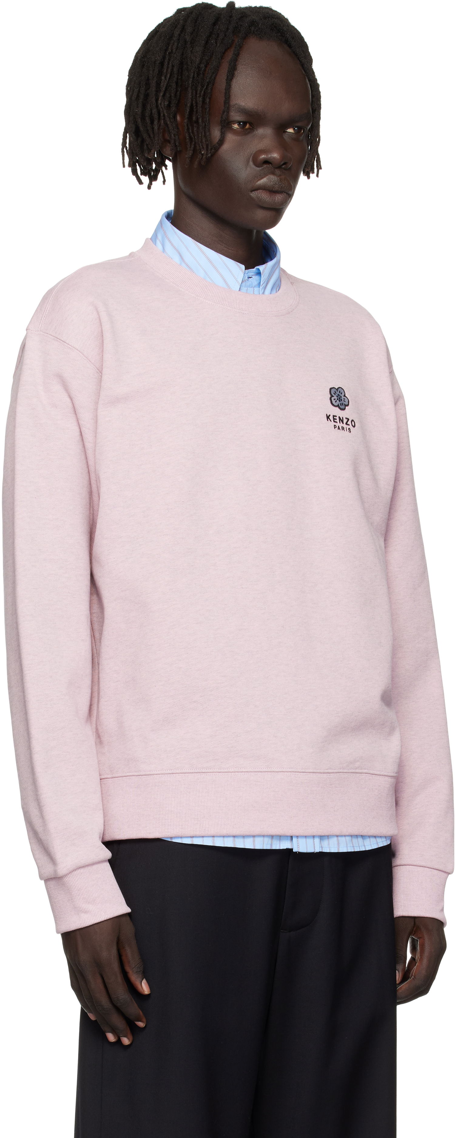 Mikina KENZO Kenzo Paris 'Boke Flower' Embroidered Sweatshirt Ružová | FF65SW2544MC, 1