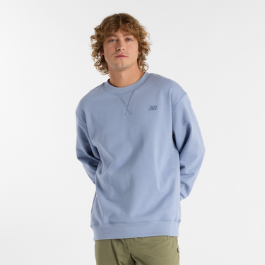 Sveter New Balance Men's Sweatshirt Modrá | NBMT41506DUS, 0