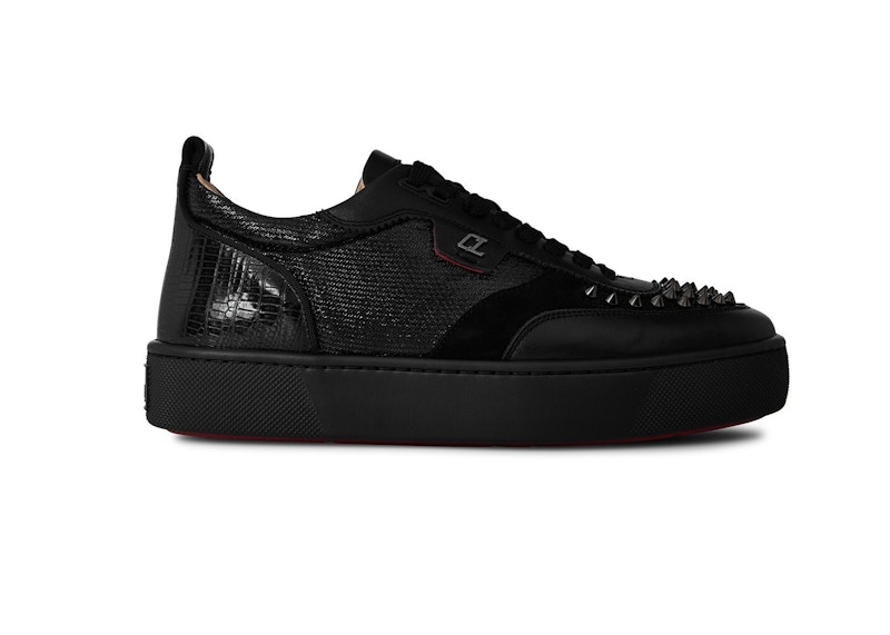 Tenisky a topánky Christian Louboutin Louboutin Happyrui Spikes Flat Čierna | 1230195 CM47, 0