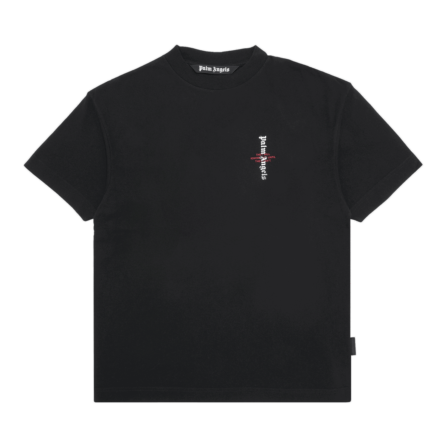 Tričko Palm Angels Statement Logo Tee Čierna | PMAA001R21JER0051001, 0
