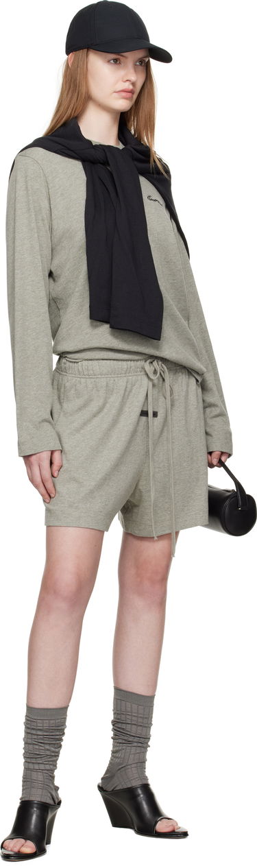 Šortky Fear of God ESSENTIALS Soccer Drawstring Shorts Šedá | 160SP255655FW, 3
