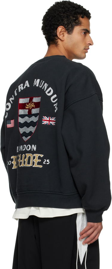 Mikina Rhude London Hound Crewneck Sweatshirt Čierna | RHPF25ST01012, 2