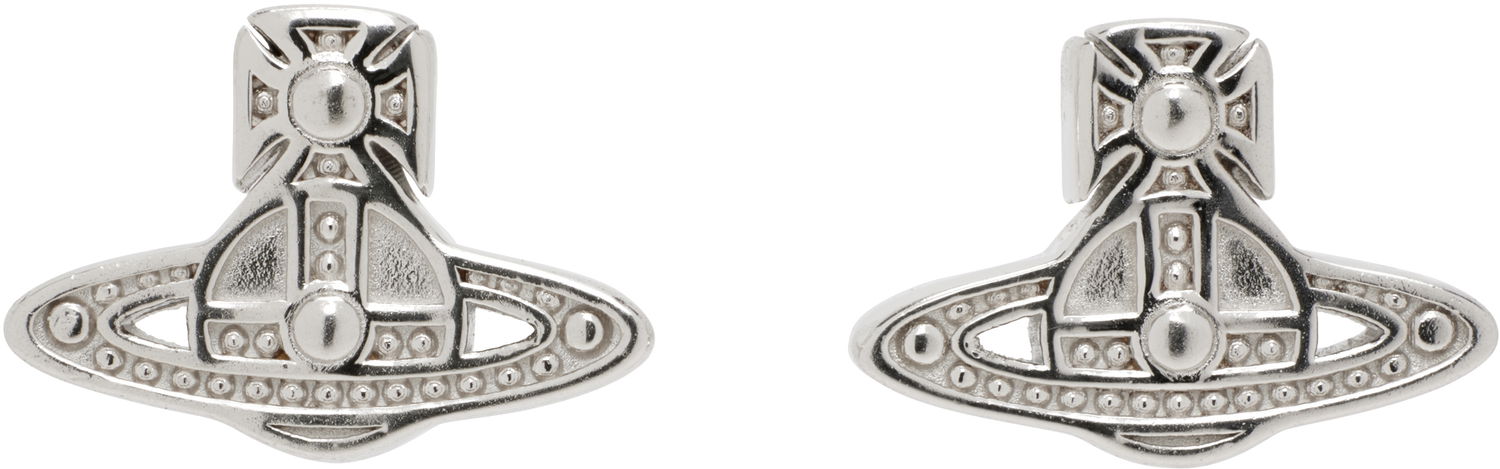 Náušnice Vivienne Westwood Earrings Silver Oslo Metalická | 62010159-01P019-SM, 0