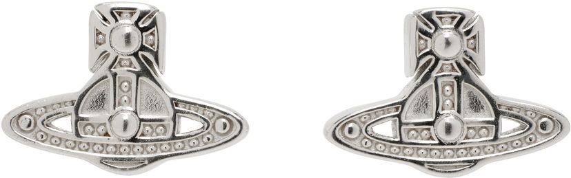 Náušnice Vivienne Westwood Earrings Silver Oslo Metalická | 62010159-01P019-SM