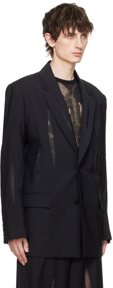 Kabáty Feng Chen Wang Feng Chen Wang Paneled Blazer Čierna | FMS17JK04, 1