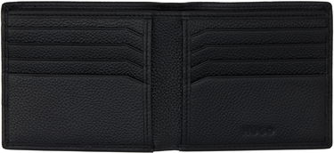 Peňaženka BOSS Bifold Leather Wallet Čierna | 50548314, 2