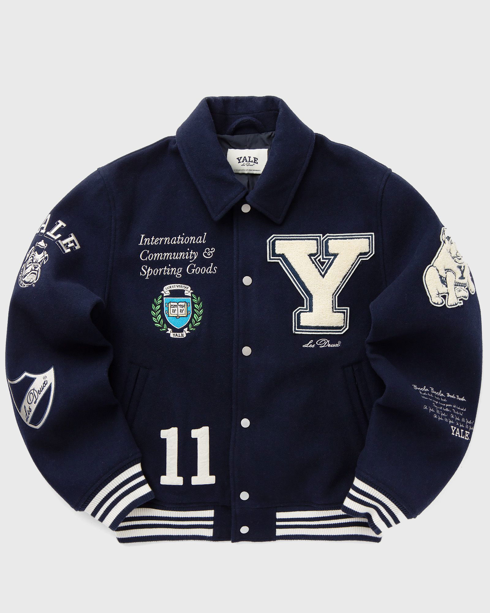 Yale Wool Varsity Jacket Men's Bomber