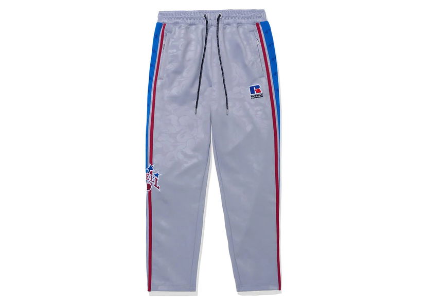Tepláky BAPE BAPE x Russell Track Pants Gray Šedá | 1J73-152-911