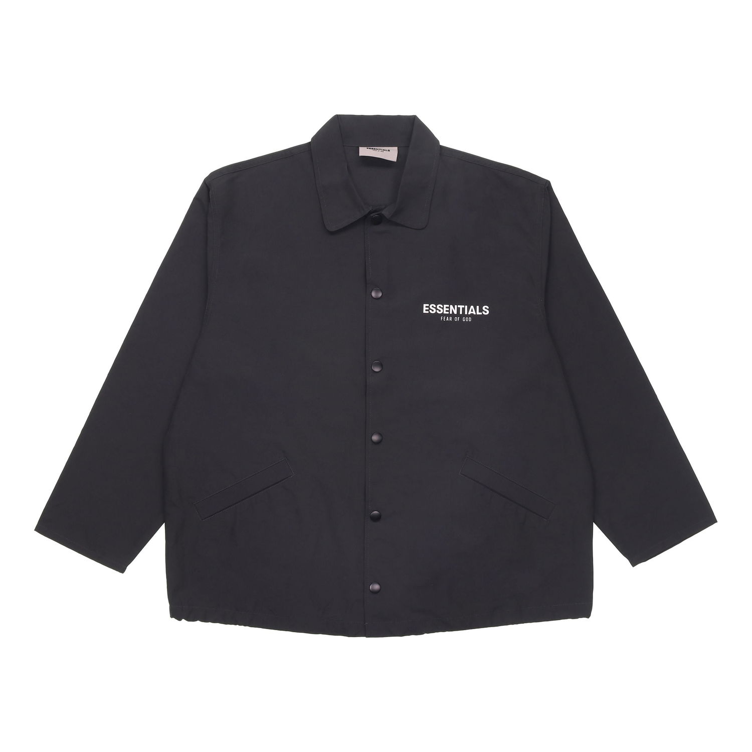 Vetrovka Fear of God Essentials SS21 Coach Jacket Čierna | 0202250500021001, 0