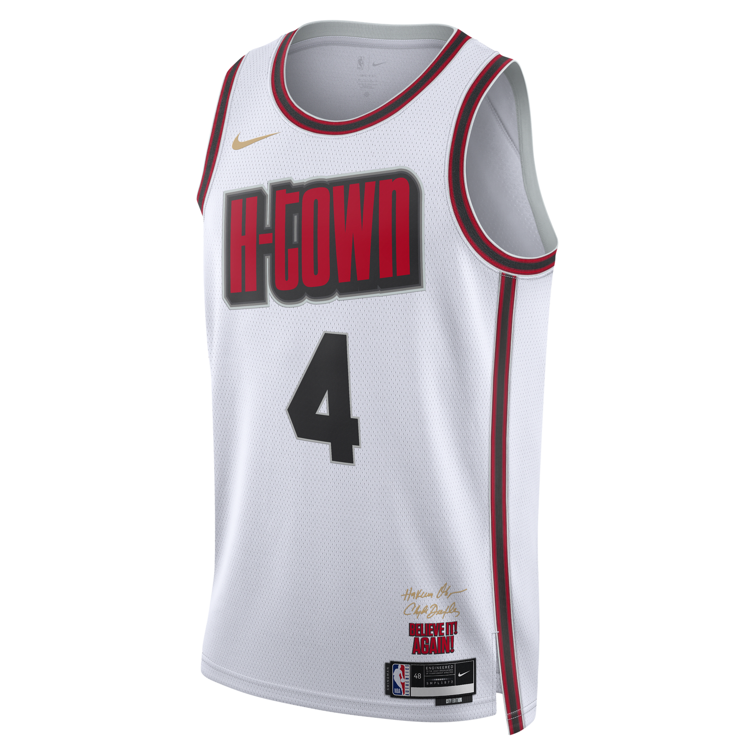 Dres Nike Dri-FIT NBA Swingman Jalen Green Houston Rockets City Edition 2024/25 Biela | FQ4343-101, 0