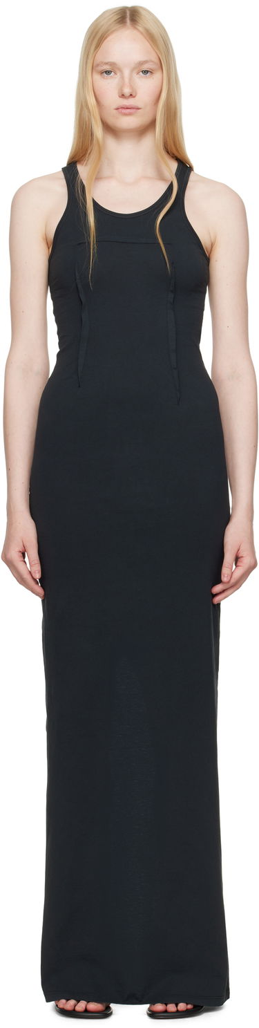 Šaty Maison Margiela MM6 Maison Margiela Heavy Cotton Jersey Maxi Dress Čierna | S62DG0048 M20108, 0