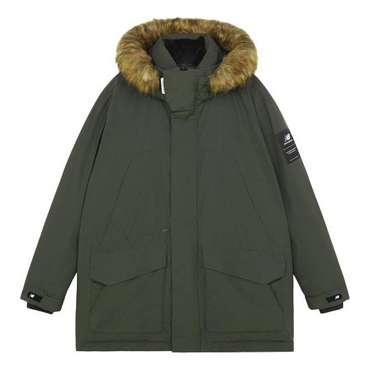 Parka New Balance Warm Hooded Down Jacket Zelené | 5PB42201-KH, 0