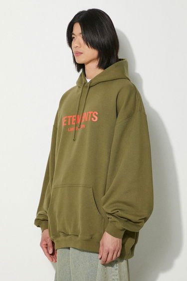 Mikina VETEMENTS VETEMENTS Limited Edition Logo Hoodie Zelené | UE64HD600Z, 3