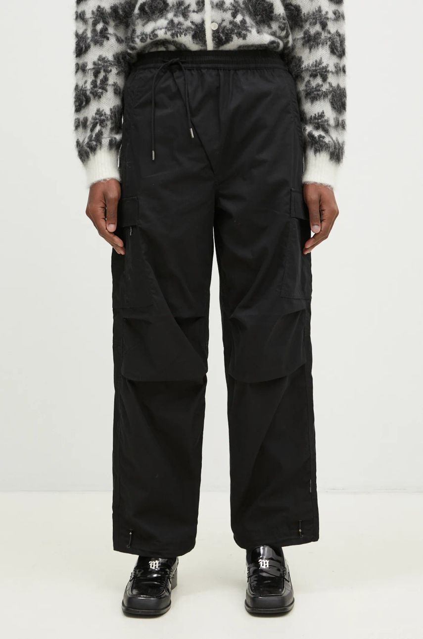 Cargo nohavice Maharishi Asym Cargo Track Pants Čierna | 5307.BLACK, 0